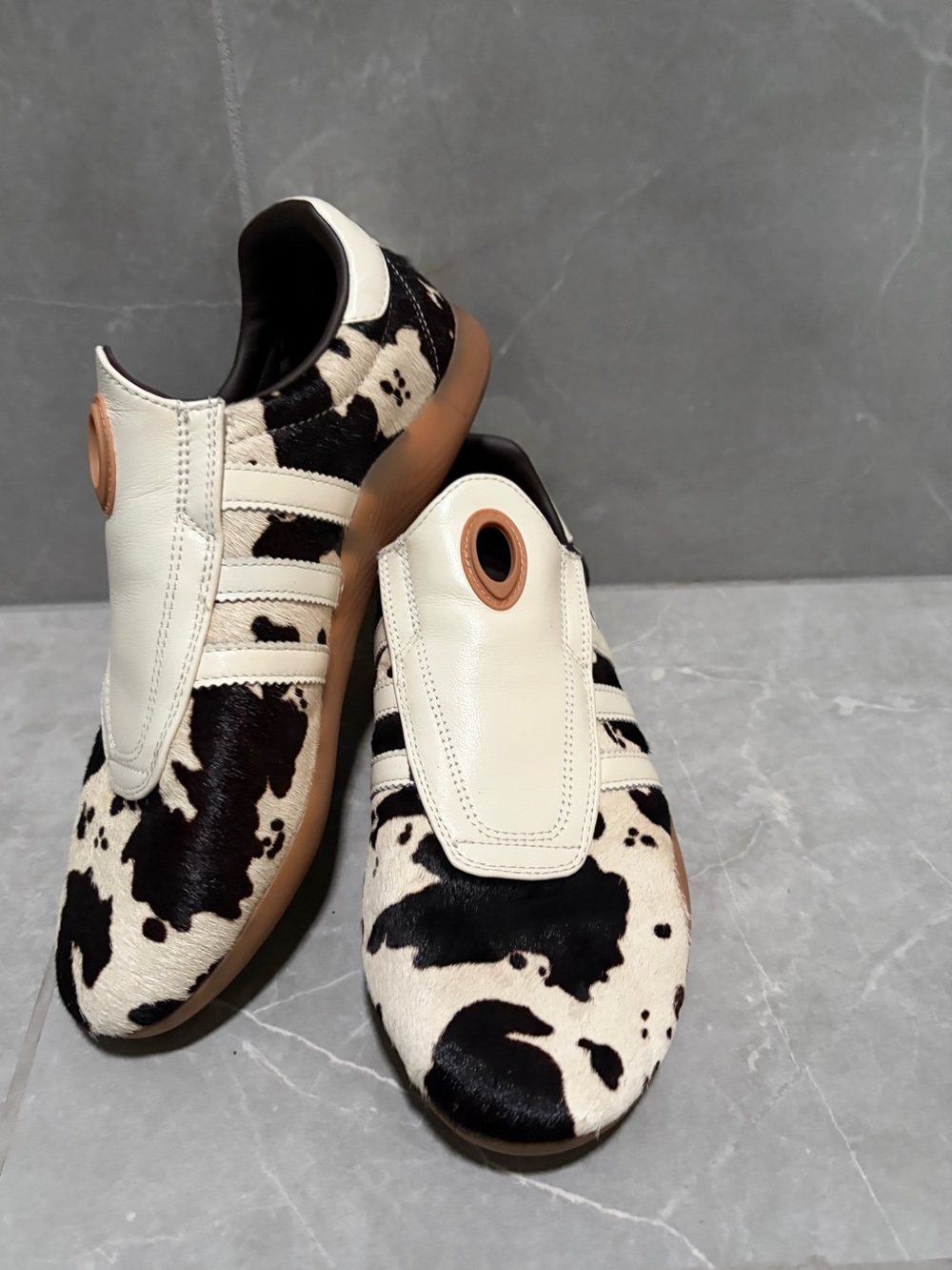 Adidas Taekwondo Mei Cow Print Original Sneakers Size 9 W